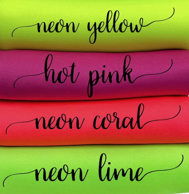 Neon Scuba Bows