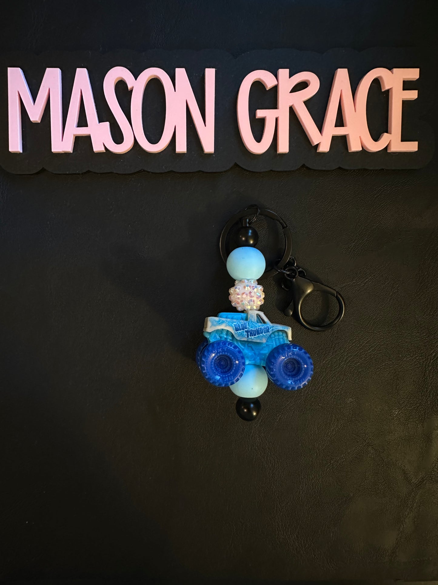 Blue Thunder Keychain