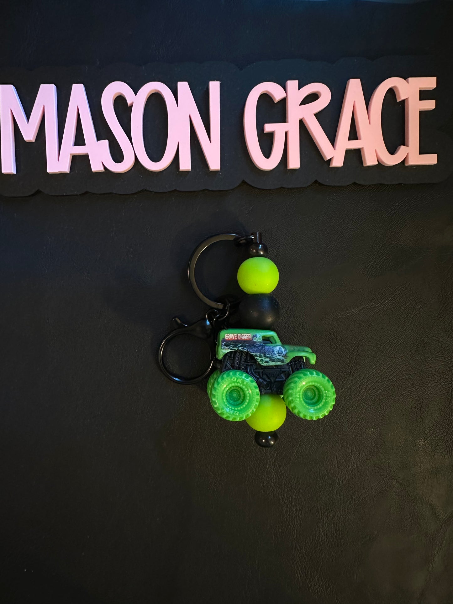Grave Digger Keychain