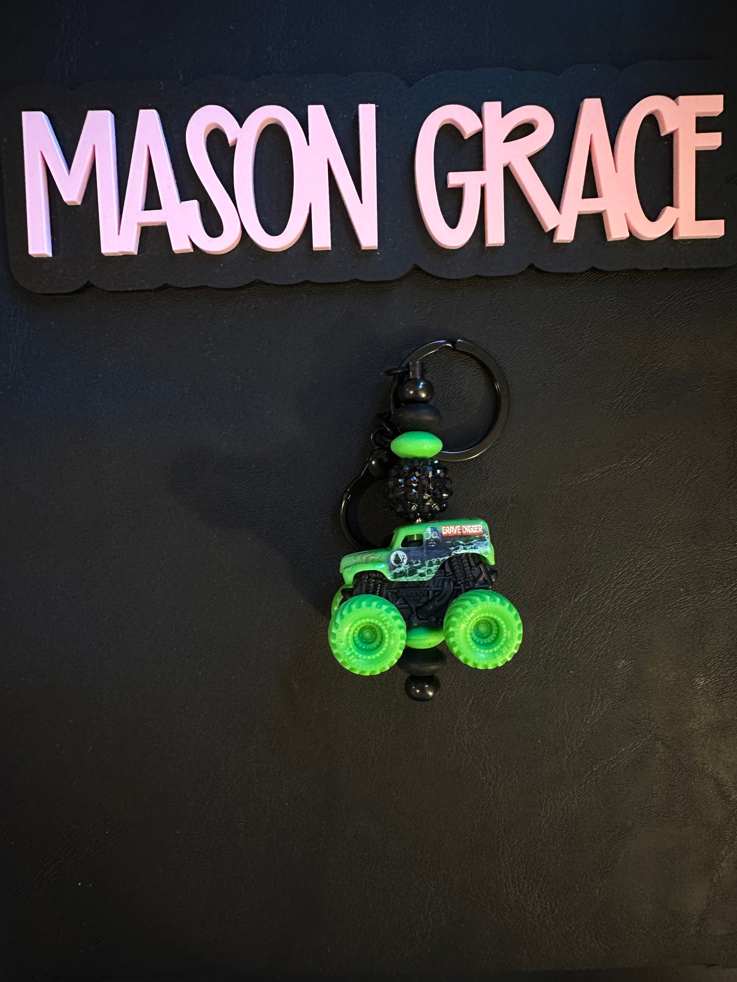 Grave Digger Keychain