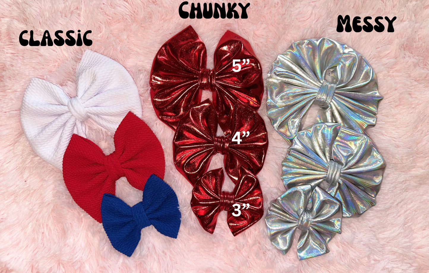 Neon Bullet Bows