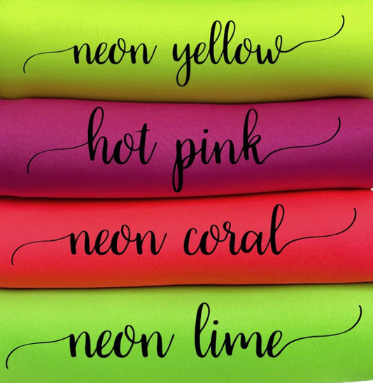 Neon Scuba Bows