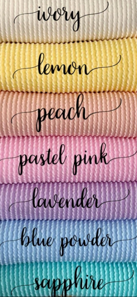 Pastel Waved Bows