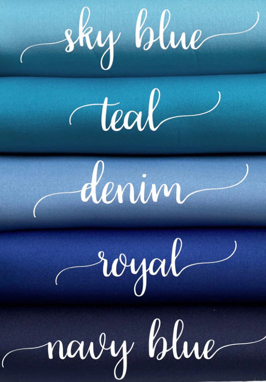 Blue Scuba Bows