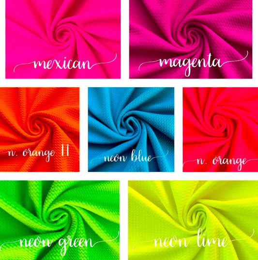 Neon Bullet Bows